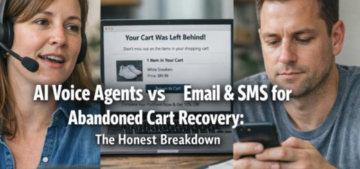 AI Voice Agents vs Email & SMS for Abandoned Cart Recovery